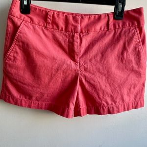 J. Crew shorts size 2 salmon colored